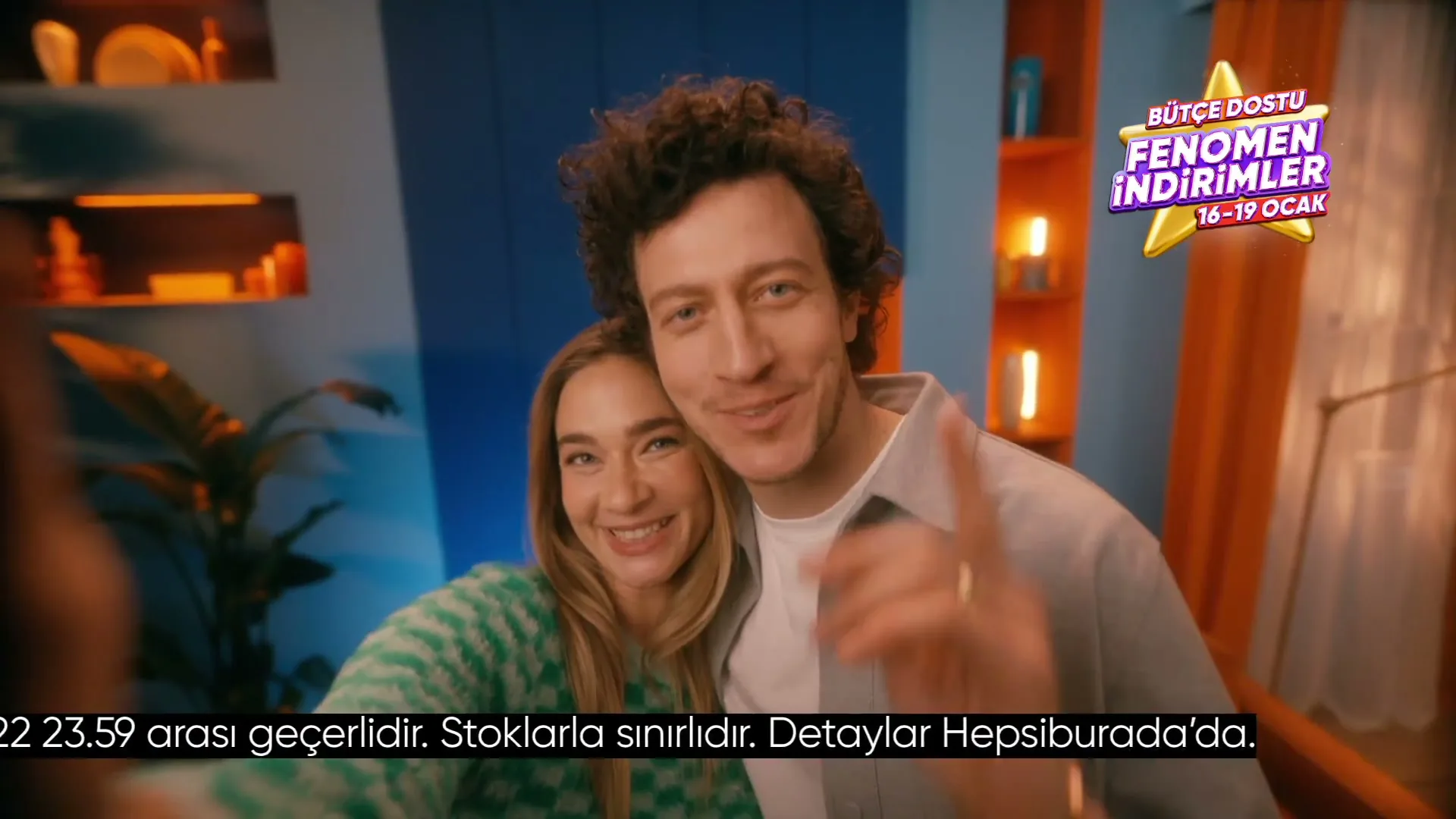 Hepsiburada "Fenomen İndirimleri Ocak - Müge Boz & Caner Erdeniz - Teknoloji" (2023) commercial still