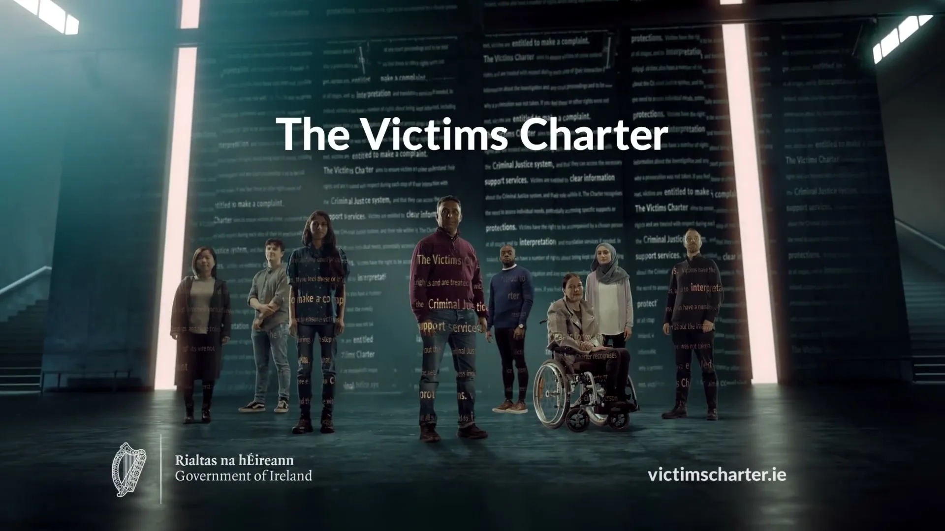 Department of Justice "Ireland - Victims Charter - Translations" (2023) commercial still