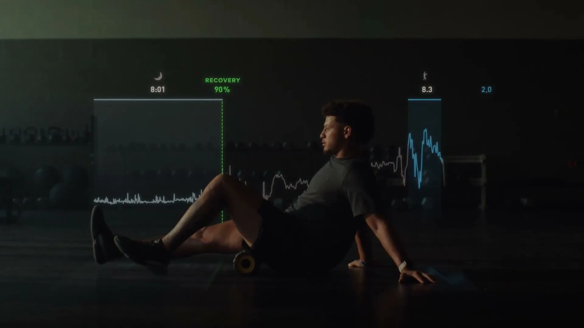WHOOP "WHOOP - Patrick Mahomes" (2025) commercial still