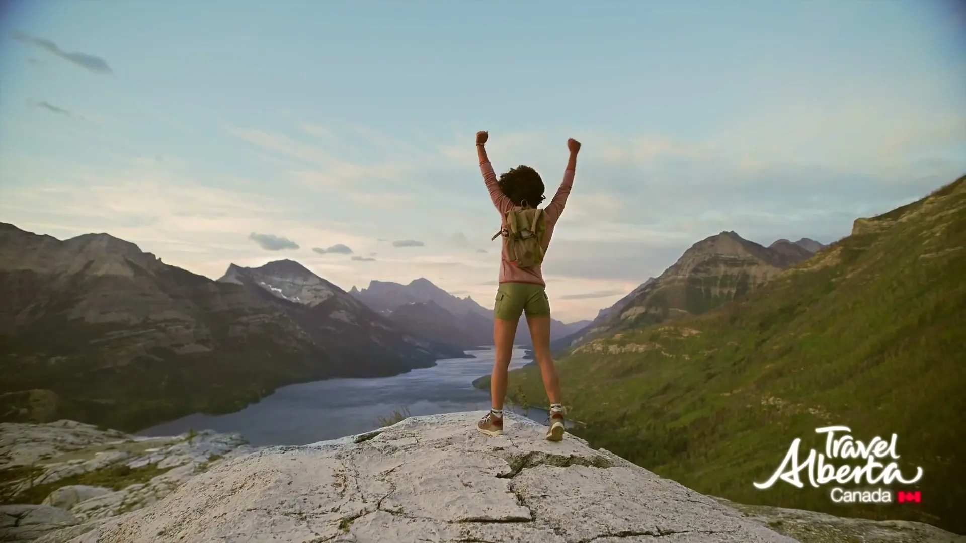 Travel Alberta "Wander Woman" (2024) commercial still