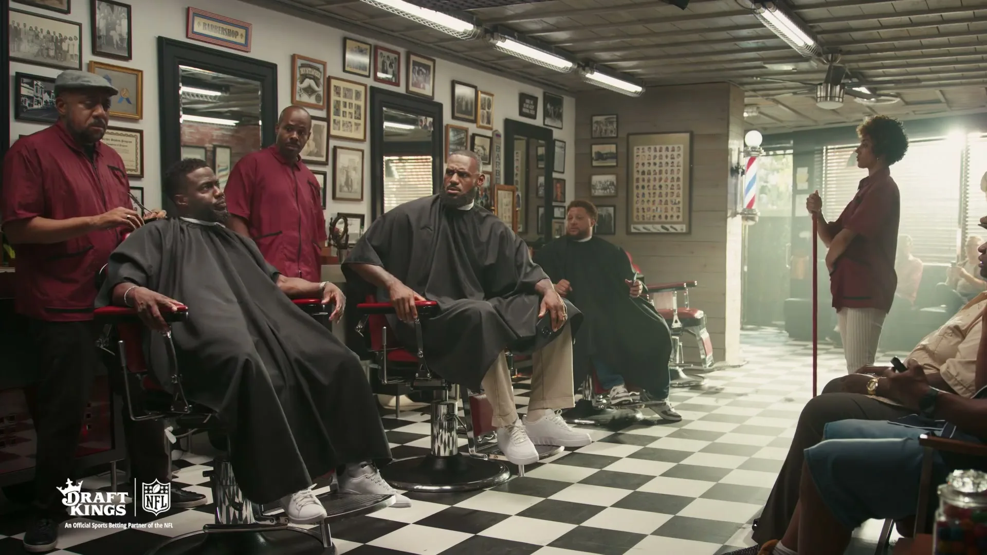 DraftKings "DraftKings - Barbershop" (2024) commercial still