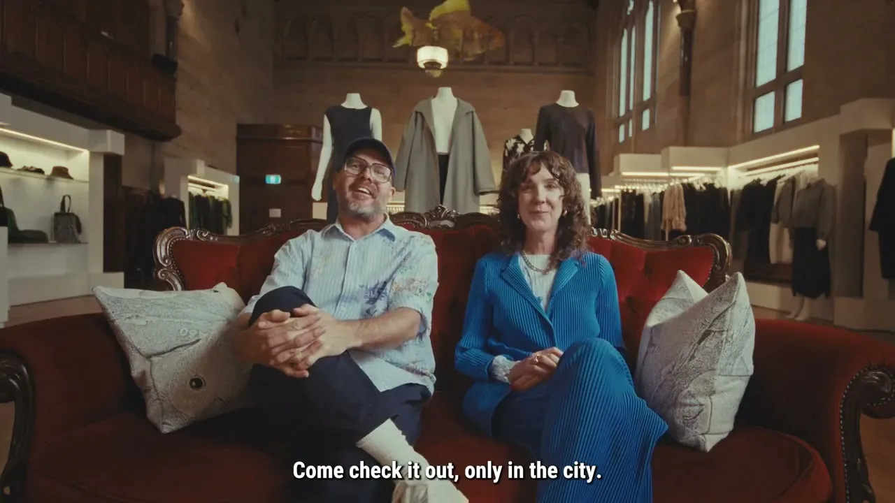 City of Melbourne "The Melbourne vibe with Alpha60" (2025) commercial still