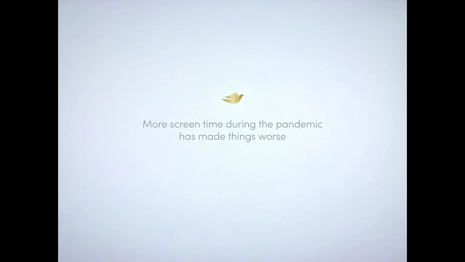 The Dove logo and text about social media's impact on girls' self-esteem appear on a white background, with the text changing to reveal more information.