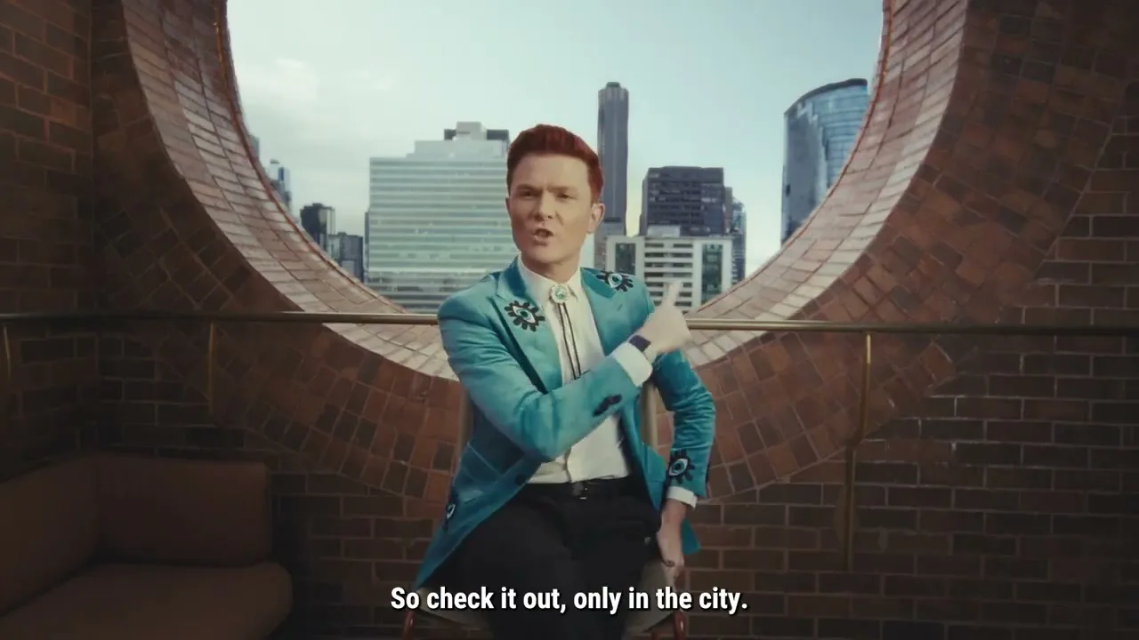 City of Melbourne "The Melbourne vibe with Rhys Nicholson" (2025) commercial still