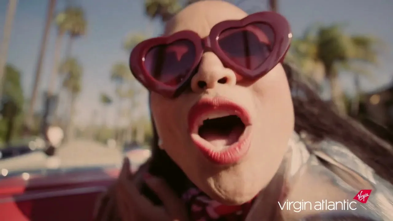 Virgin Atlantic "Destinations 2023" (2025) commercial still