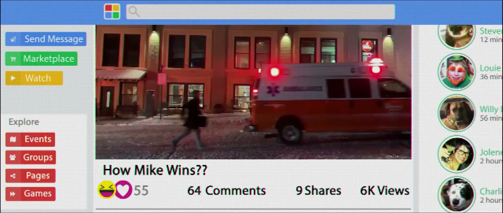 Mike Morse "Ambulance Chaser" (2025) commercial still
