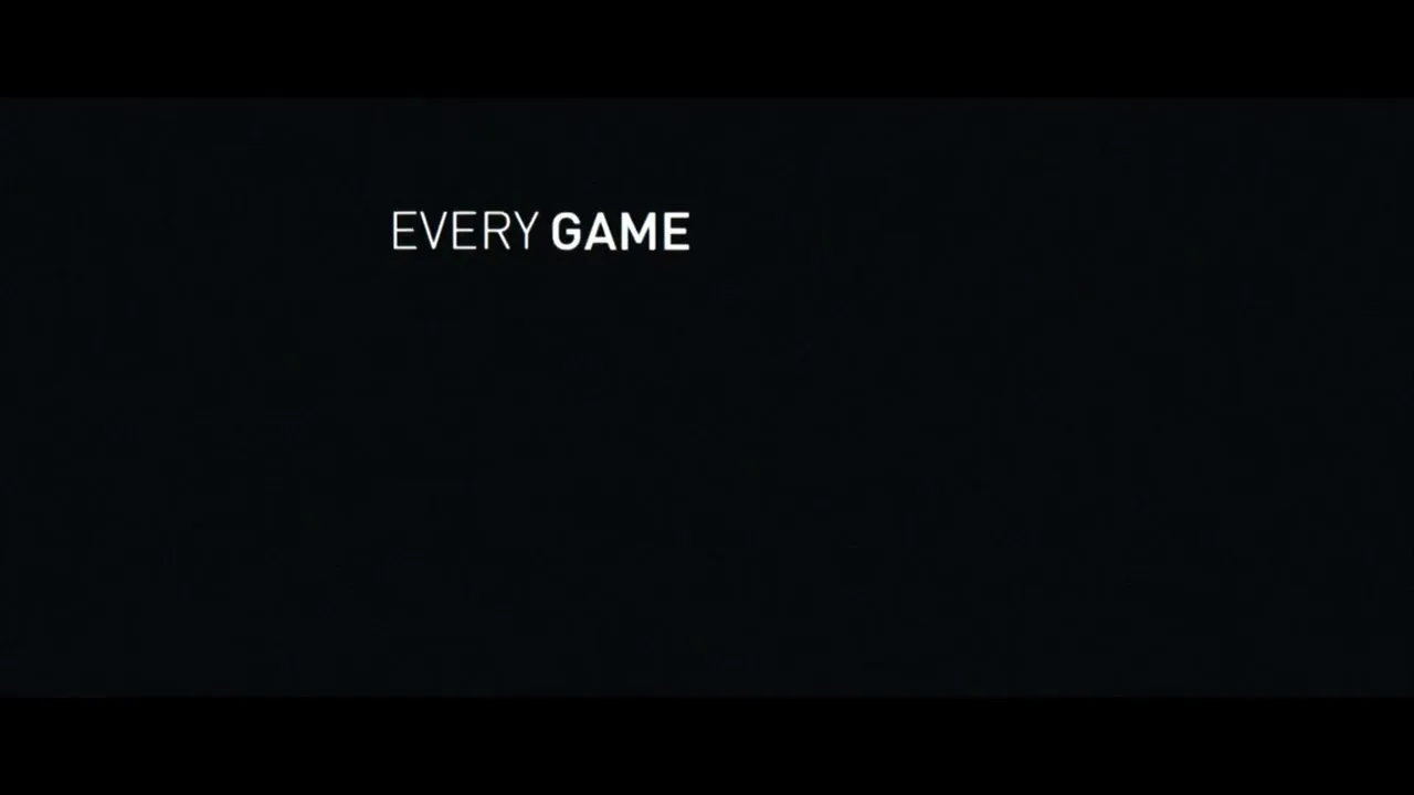 White text appears and changes on a black background, eventually revealing the Dick's Sporting Goods logo and tagline.