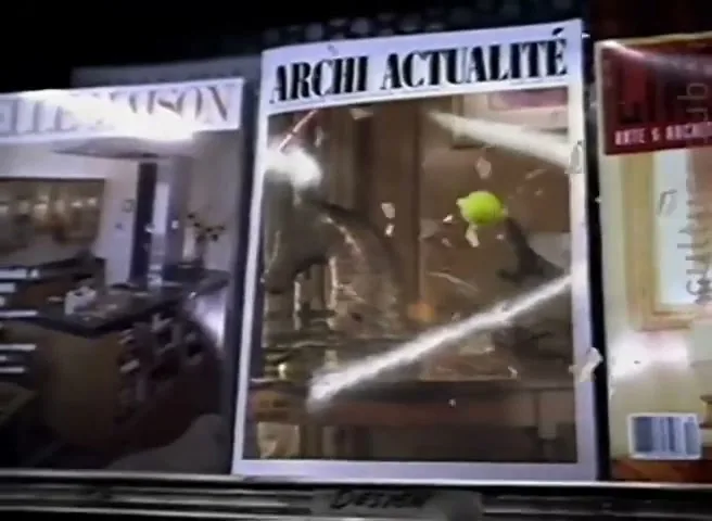 Nike Tennis "Magazine Wars" (1995) commercial still