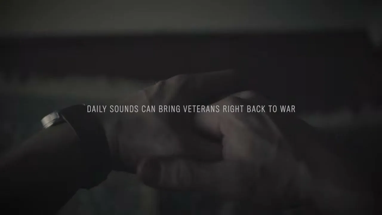 David Lynch Foundation "Sounds of Trauma" (2018) commercial still