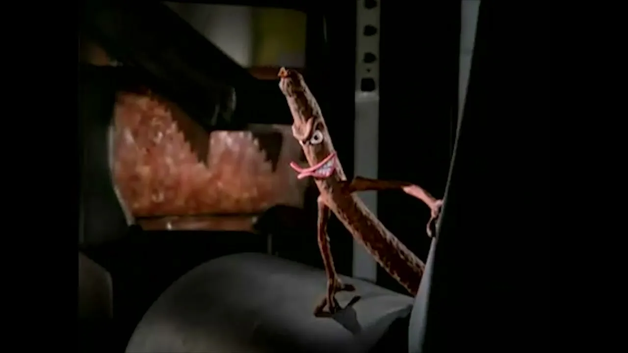 Van Den Berghs & Jurgens Limited "Peperami 'Video" (1994) commercial still