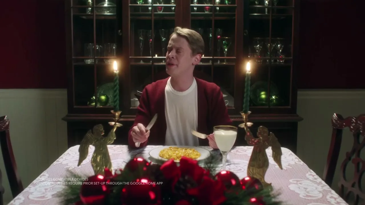 Google Assistant “Home Alone Again With the Google Assistant” (2019), frame 6