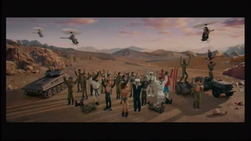 MoneySuperMarket.com "Epic Action Man" (2018) commercial still