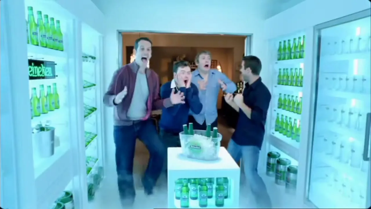 Heineken "Walk-in Fridge" (2009) commercial still