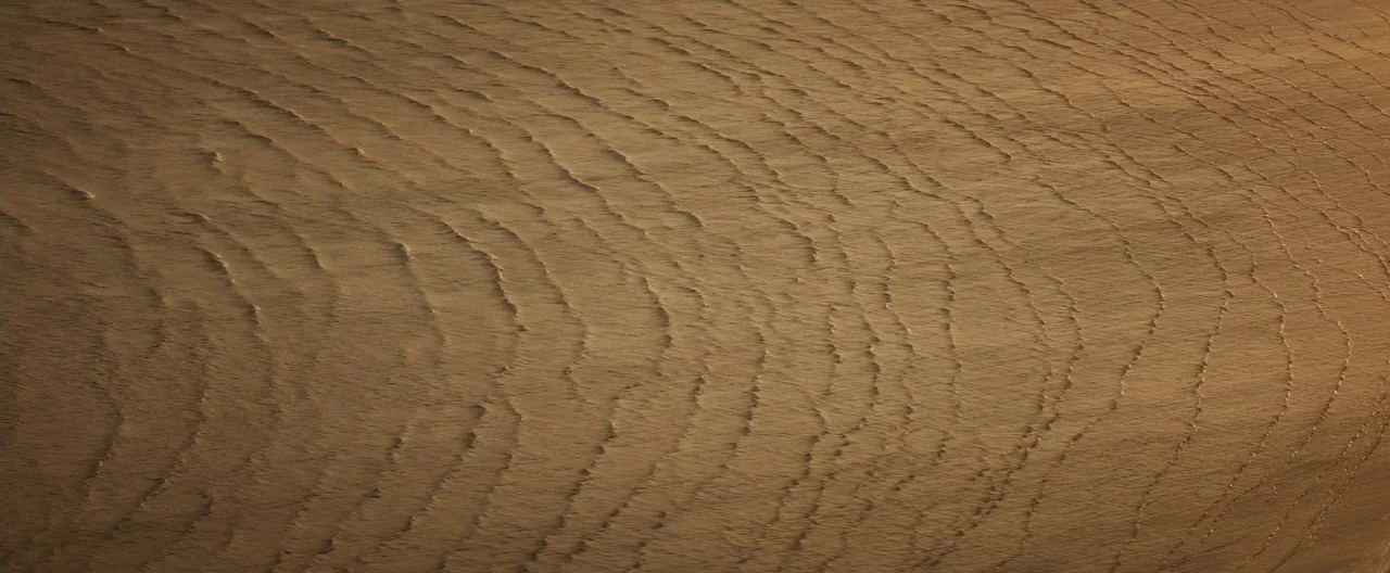 The Light Between Oceans (2016) movie still: closeup — A close-up view of wind-blown sand dunes featuring a repeating rippled texture pattern. Light…