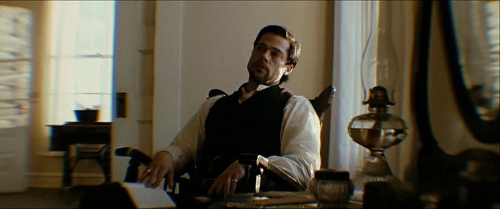 The Assassination Of Jesse James By The Coward Robert Ford (2007) movie still: medium — A quiet period interior room features light-colored walls…