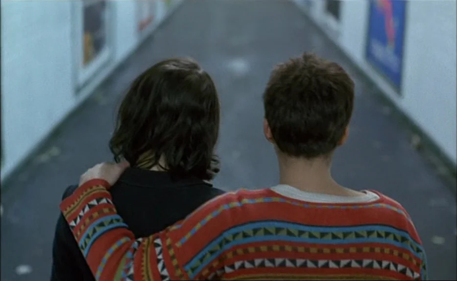 Les Amants Du Pont Neuf (The Lovers on the Bridge) (1991) movie still: medium — A long, narrow pedestrian underpass features white tiled walls and…