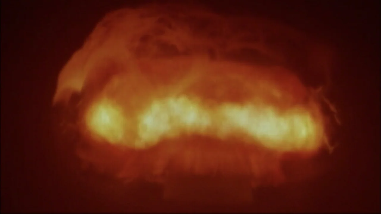 White Light/Black Rain: The Destruction of Hiroshima and Nagasaki (2007) movie still: establishing — A vast exterior space filled with the roiling…