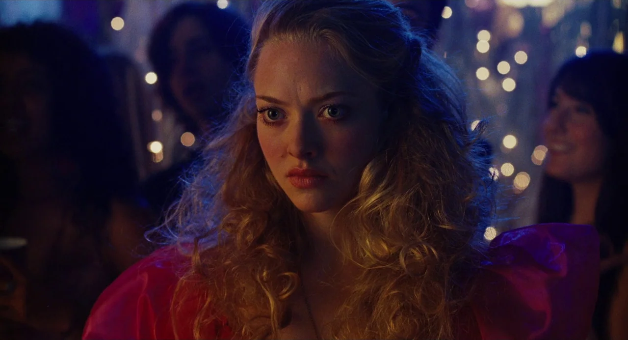 Jennifer’s Body (2009) movie still: closeup — A crowded dance floor in a darkened venue features many people in the blurry background. The subject…
