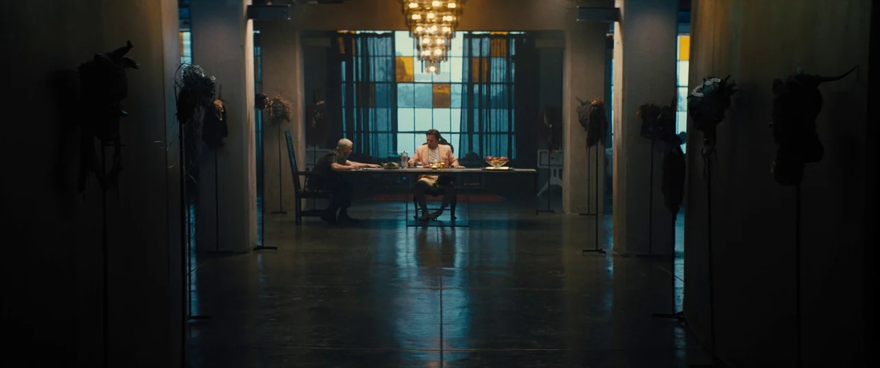 Birds of Prey (and the Fantabulous Emancipation of One Harley Quinn) (2020) movie still: wide — A large, industrial-style room features concrete…