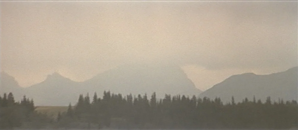 Buffalo Bill and the Indians, or Sitting Bull’s History Lesson (1976) movie still: establishing — A distant, hazy mountain range sits behind a line…
