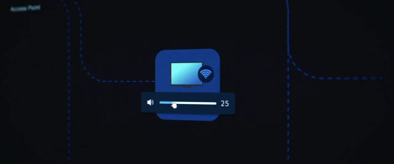 True Account: Breaking the Truce (Yakuza Bloody Chronicles 2) (2007) movie still: closeup — A dark computer interface features a centered blue…