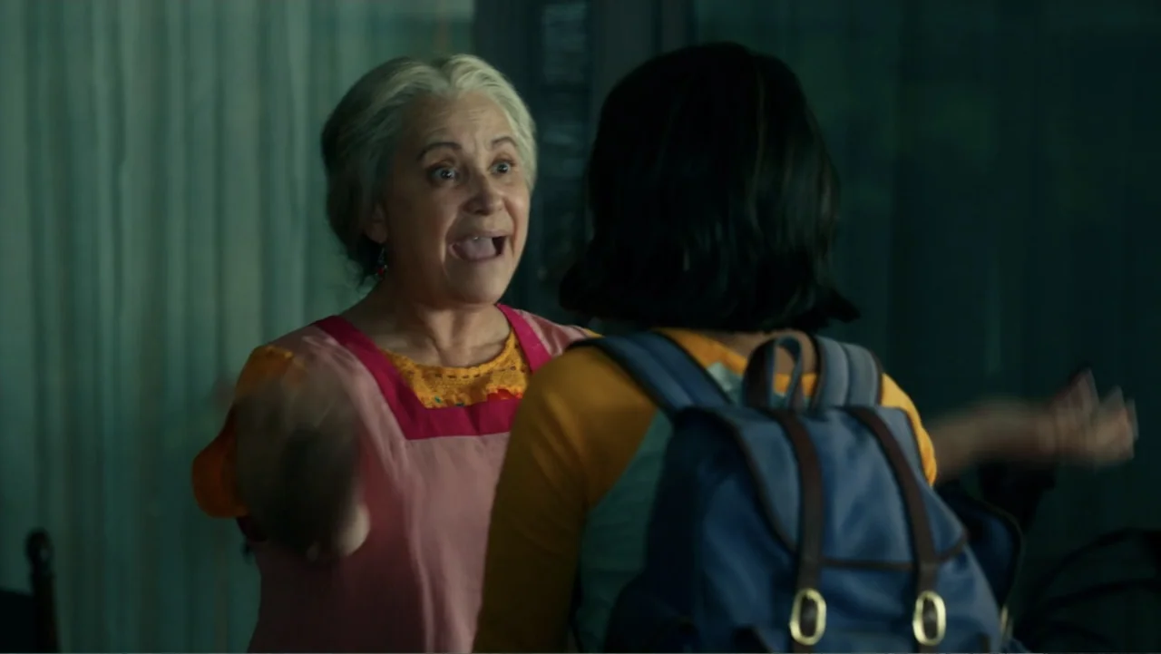 Dora and the Lost City of Gold (2019) movie still: medium — An interior home space with soft lighting and a sheer curtain in the background. An…