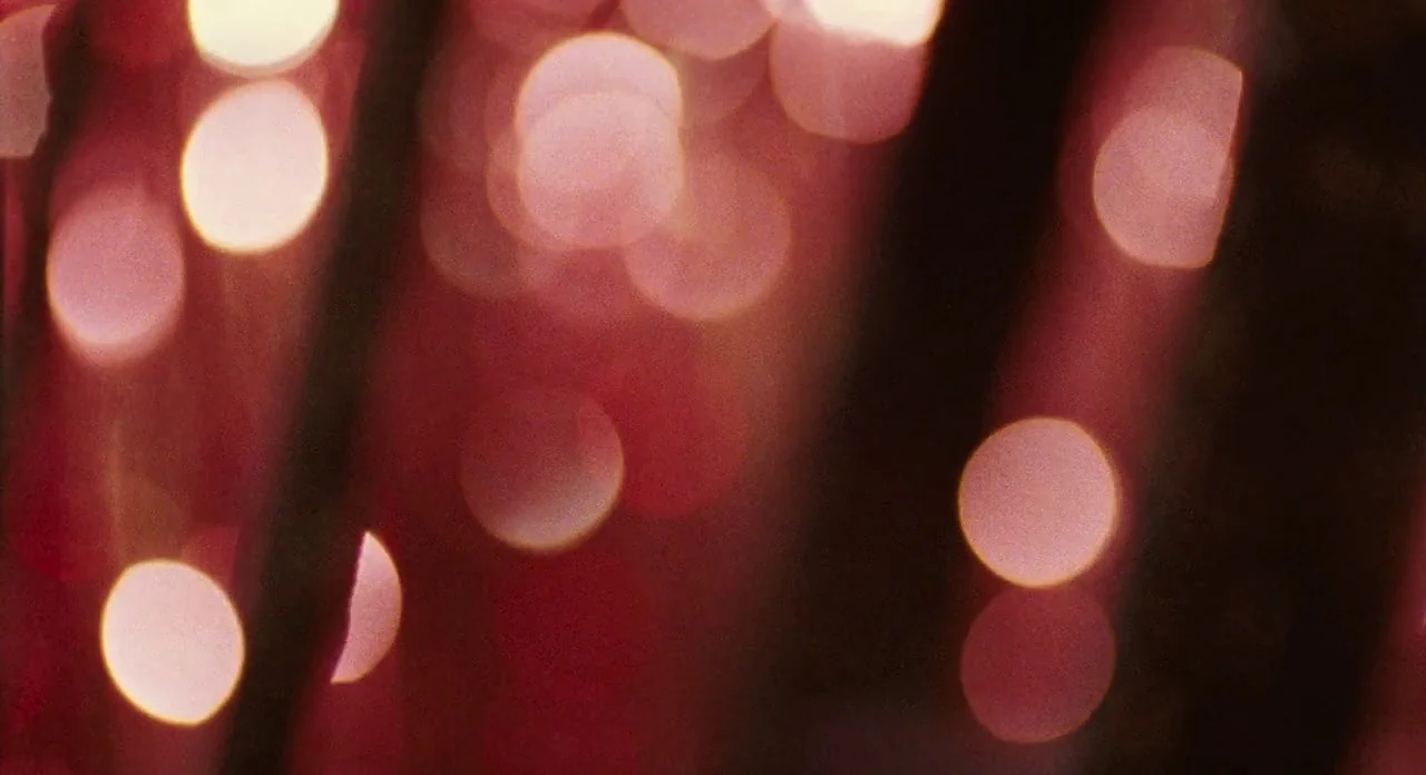 Beasts Of The Southern Wild (2012) movie still: establishing — A field of blurry circular light points fills the dark frame. The lights are varying…