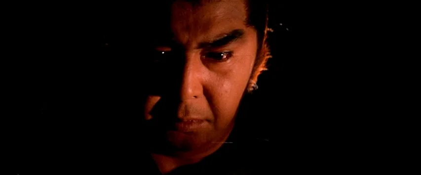 Lone Wolf and Cub: Sword of Vengeance (1972) movie still: closeup — A dark, undifferentiated environment surrounds the subject's illuminated face.…